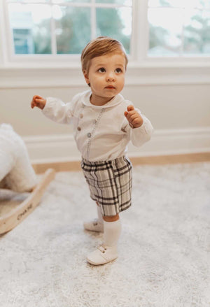 Gray Shorts Set