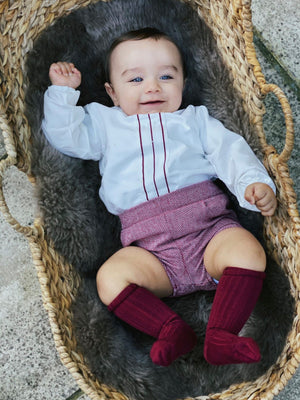 Boys Burgundy Outfit