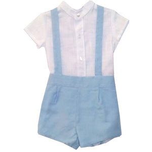 Light Blue Suspender Set