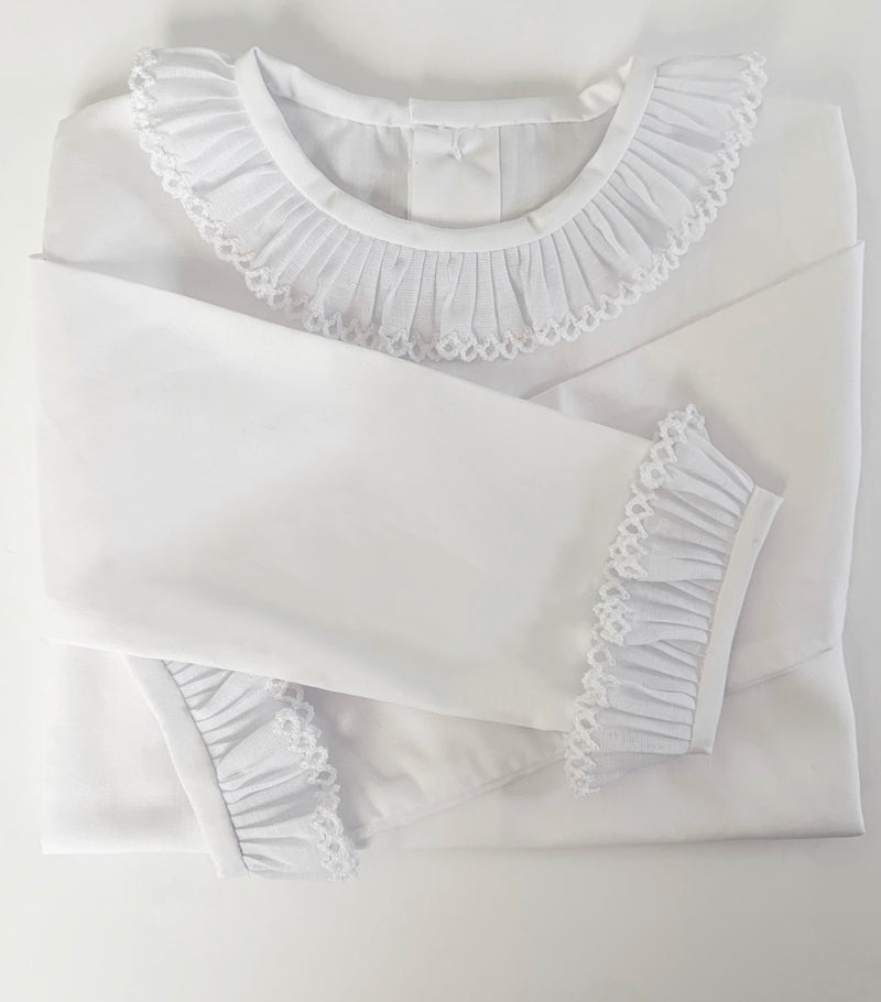 Ruffled Collar Blouse