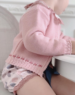 Pale Pink Cardigan Set