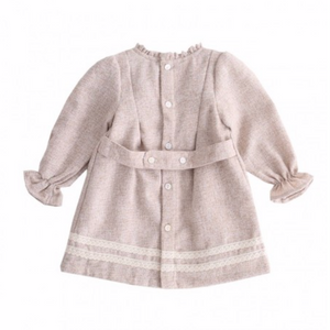 Cream Tweed Dress